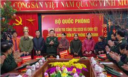 Thứ trưởng Bộ Quốc phòng thăm, chúc tết và kiểm tra công tác sẵn sàng chiến đấu tại tỉnh Lạng Sơn